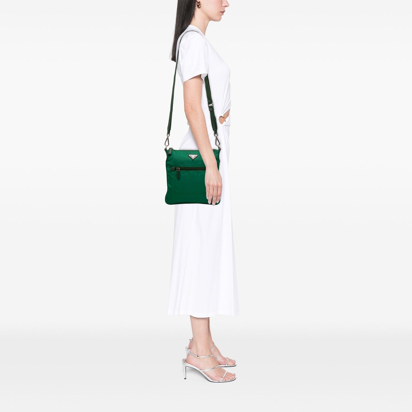 Prada Tessuto Zip Top Crossbody