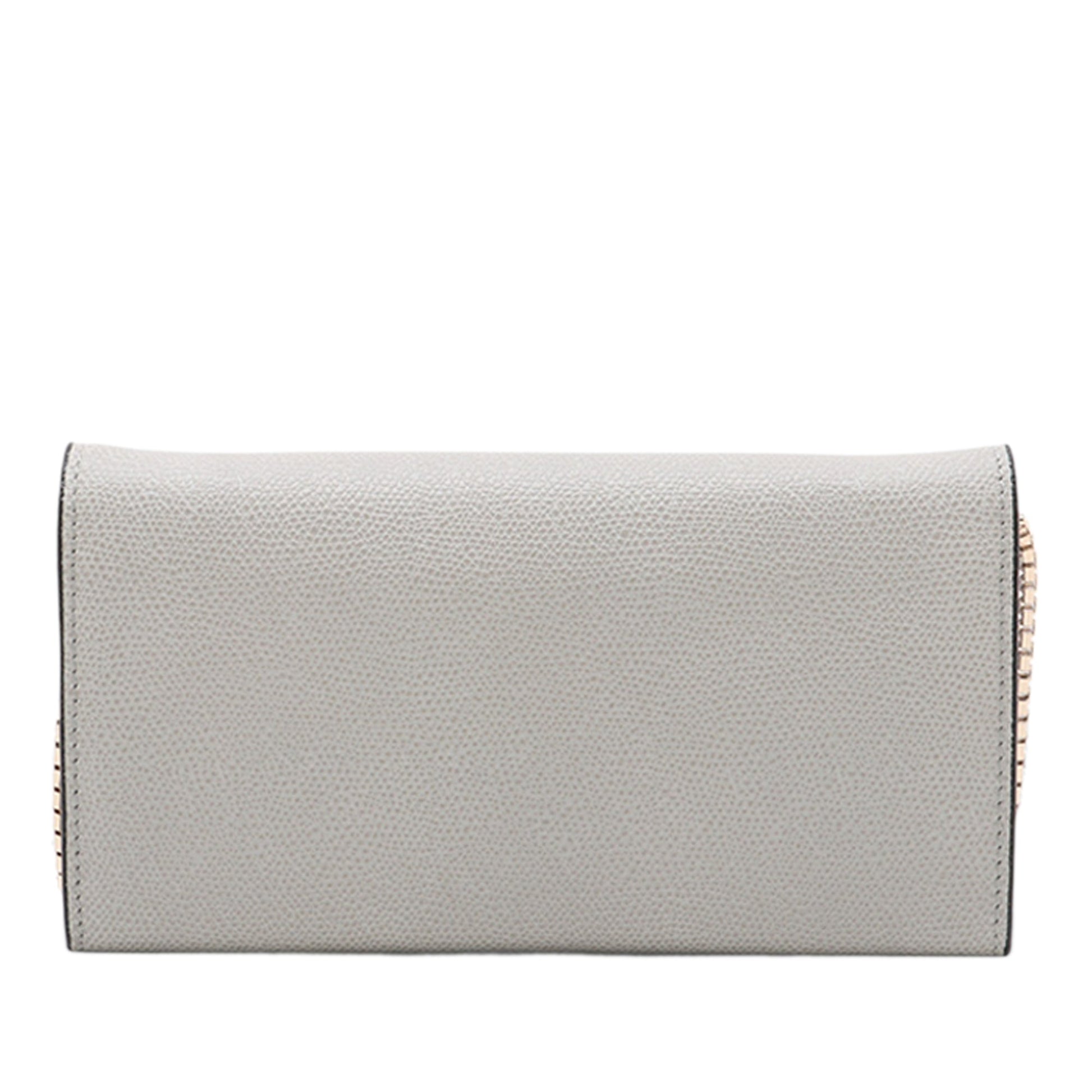 Valextra Leather Iside Chain Wallet