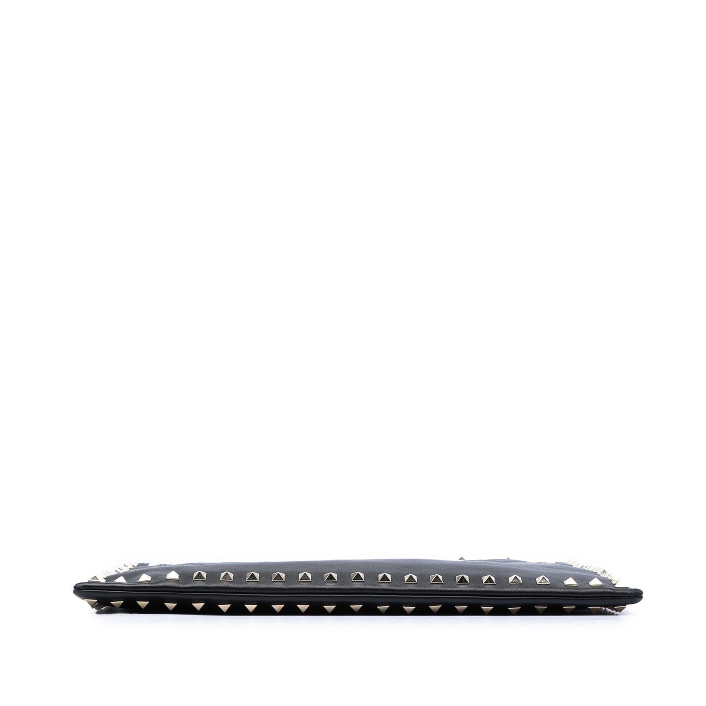 Valentino Leather Rockstud Clutch