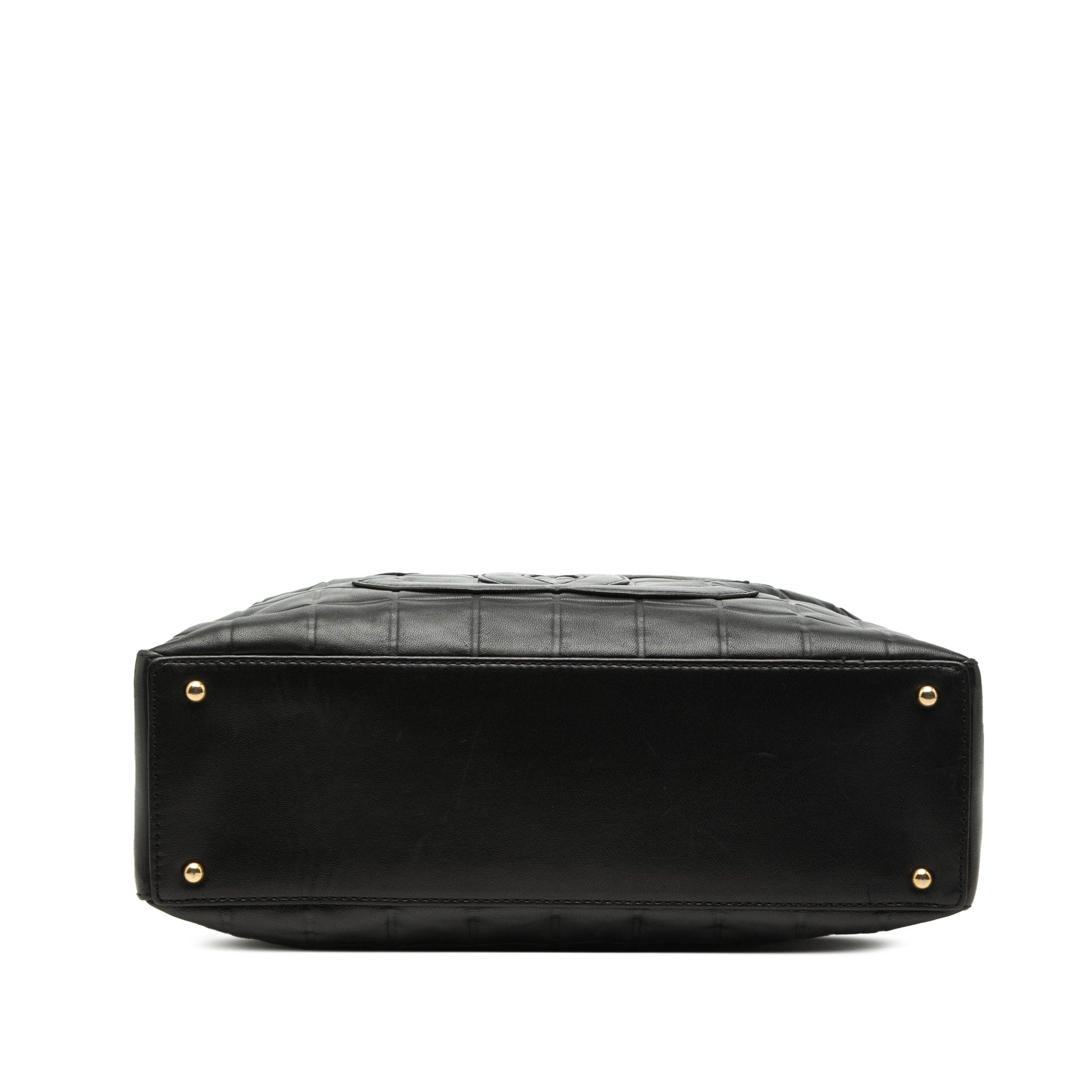 Chanel Medium Lambskin Chocolate Bar Shoulder Bag