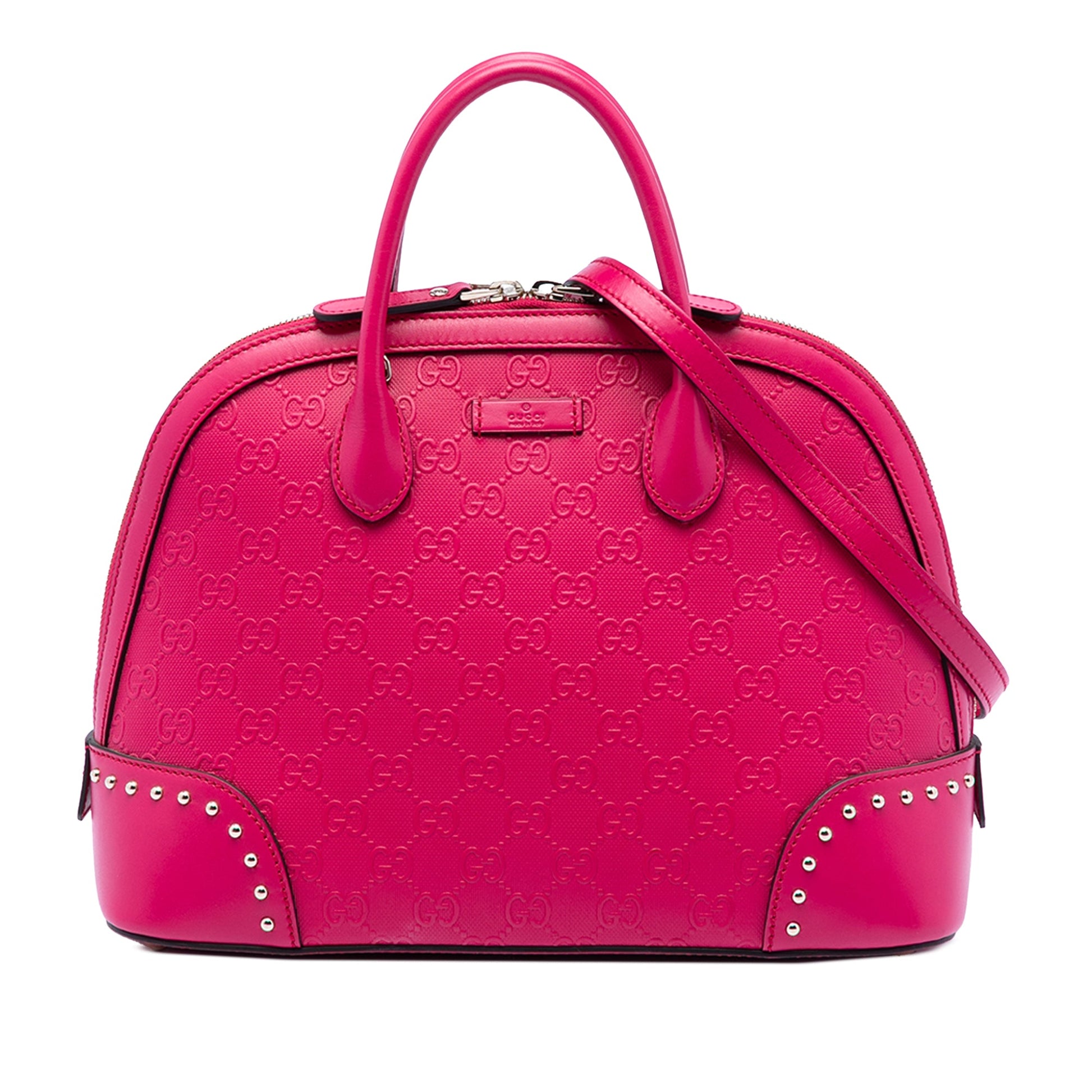 Gucci Guccissima Hilary Lux Dome Satchel