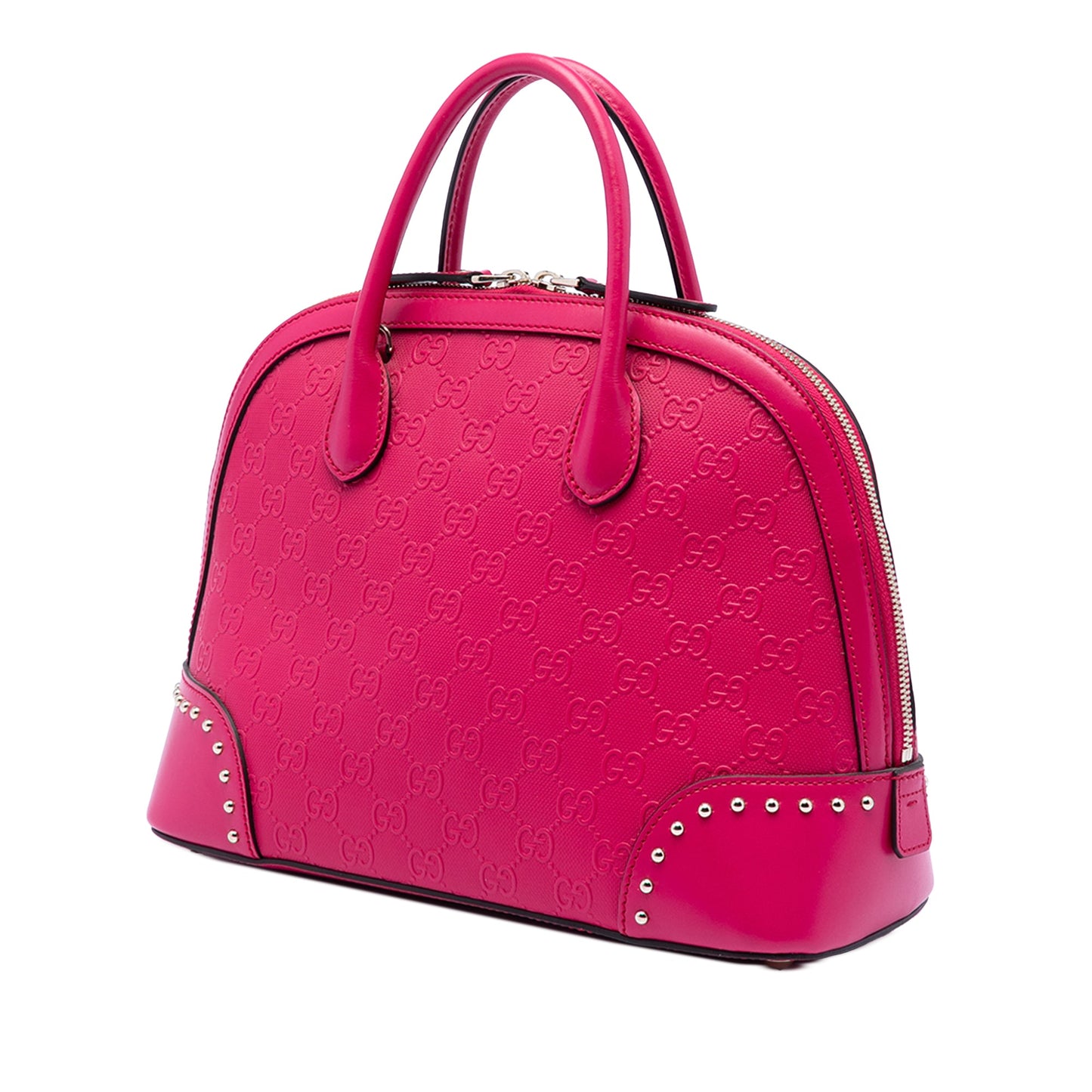 Gucci Guccissima Hilary Lux Dome Satchel