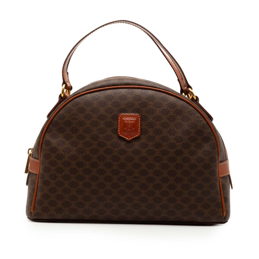 Celine Macadam Coated Canvas Handbag
