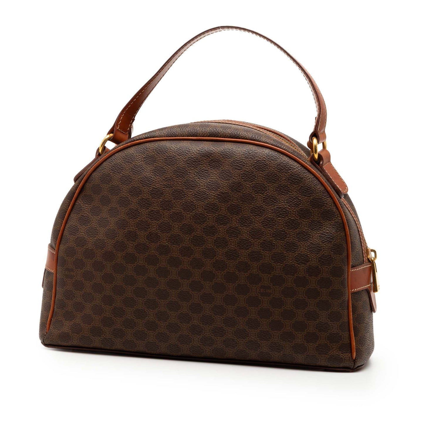 Celine Macadam Coated Canvas Handbag