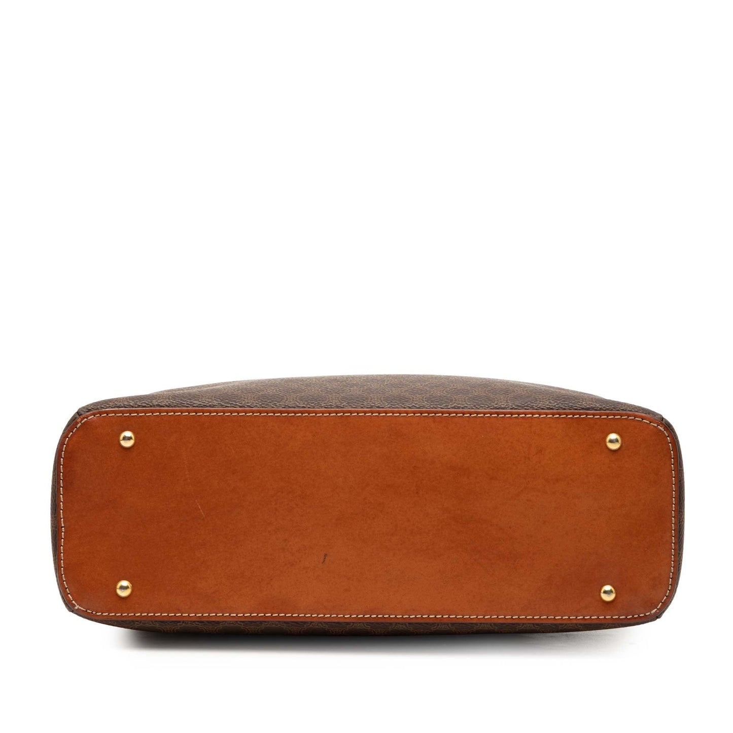Celine Macadam Coated Canvas Handbag