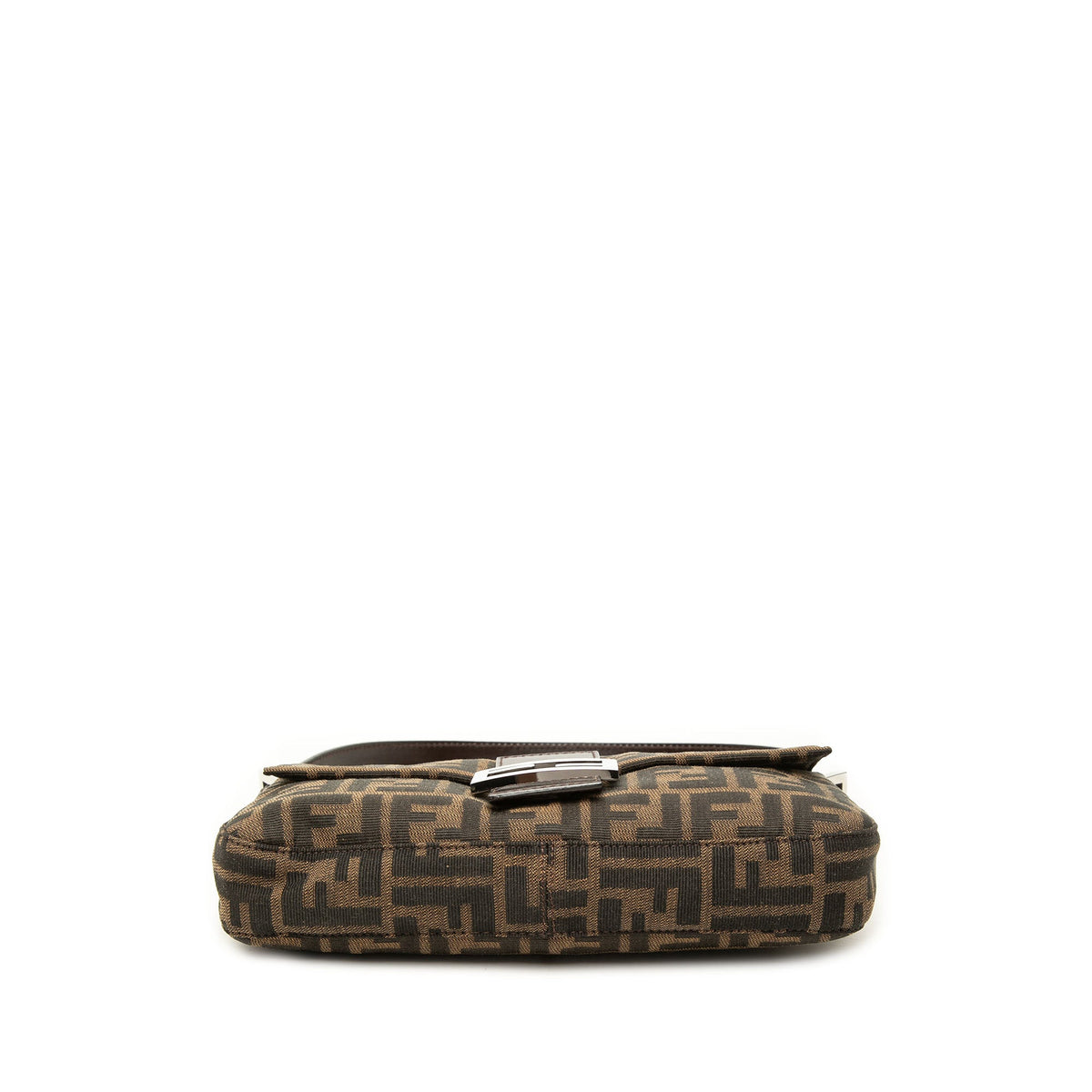 Fendi Zucca Canvas Baguette — Brown