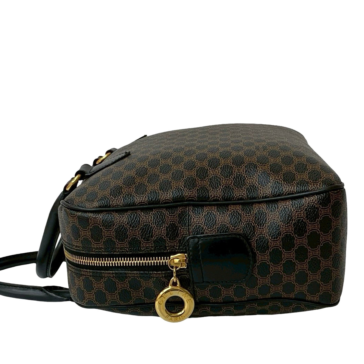 Celine Macadam Coated Canvas Blason Handbag