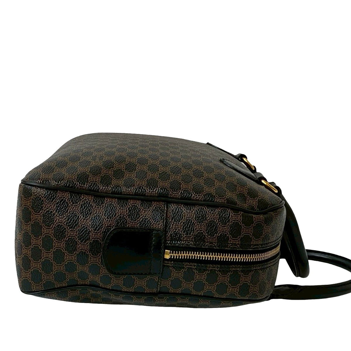 Celine Macadam Coated Canvas Blason Handbag