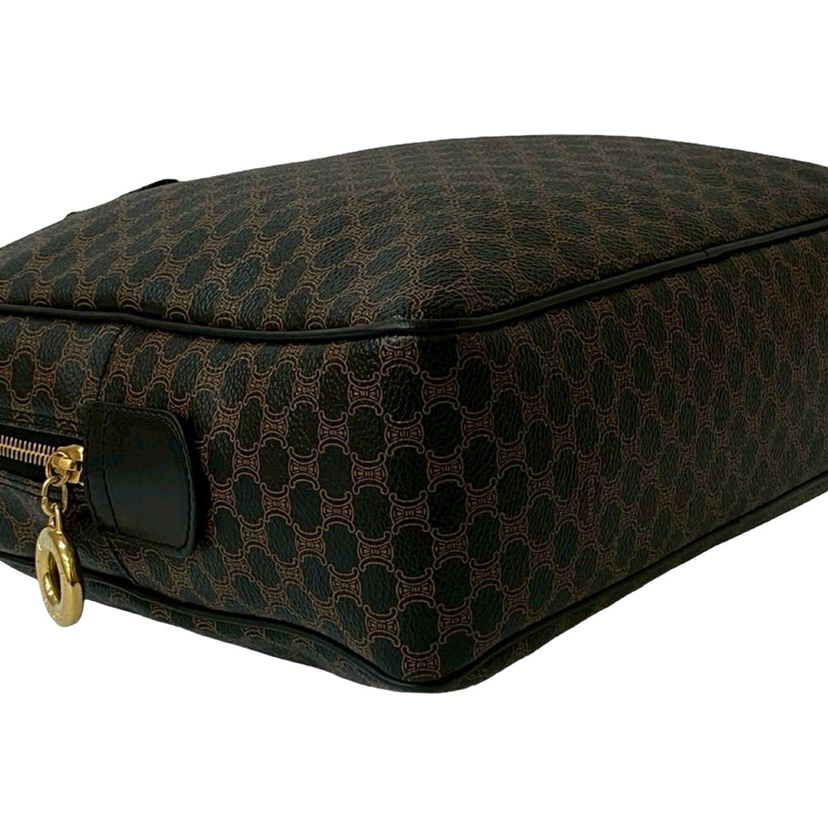 Celine Macadam Coated Canvas Blason Handbag