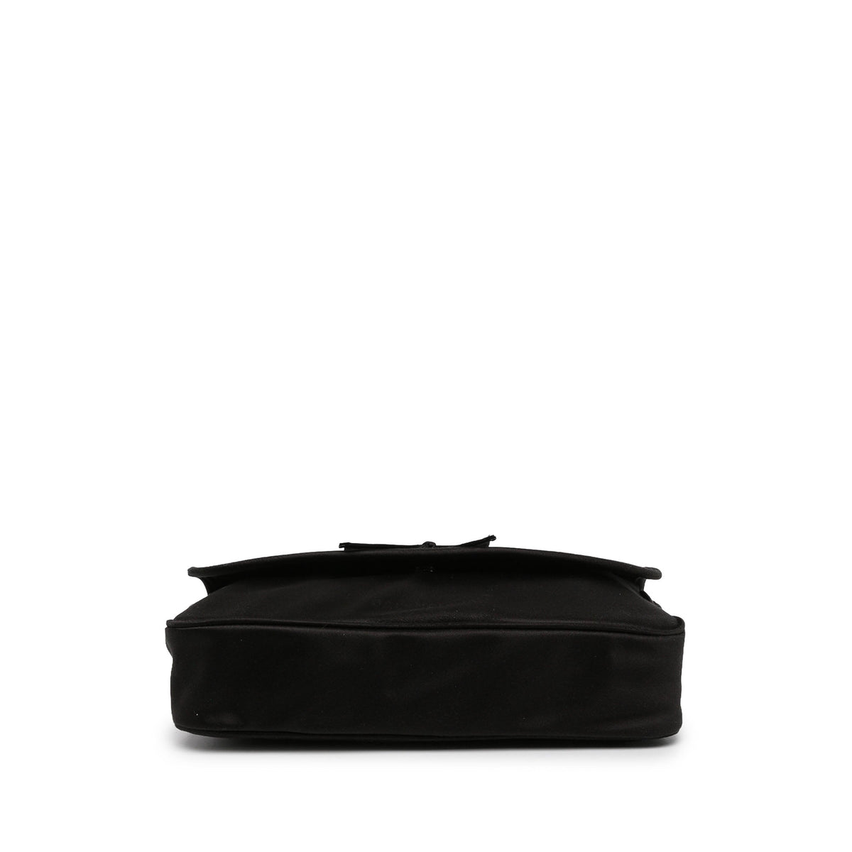 Balenciaga Satin Leopolda Pochette — Black