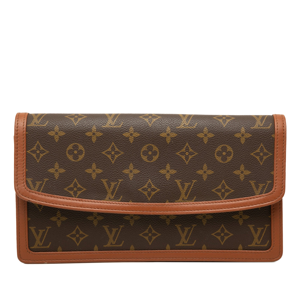 Louis Vuitton Monogram Pochette Dame GM — Brown