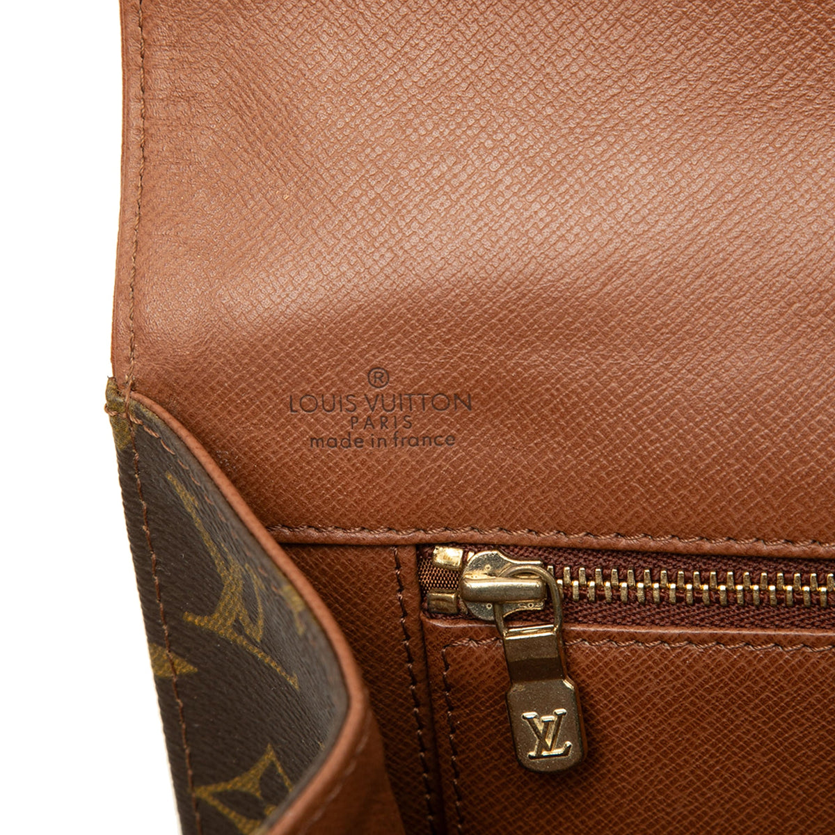 Louis Vuitton Monogram Pochette Dame GM — Brown
