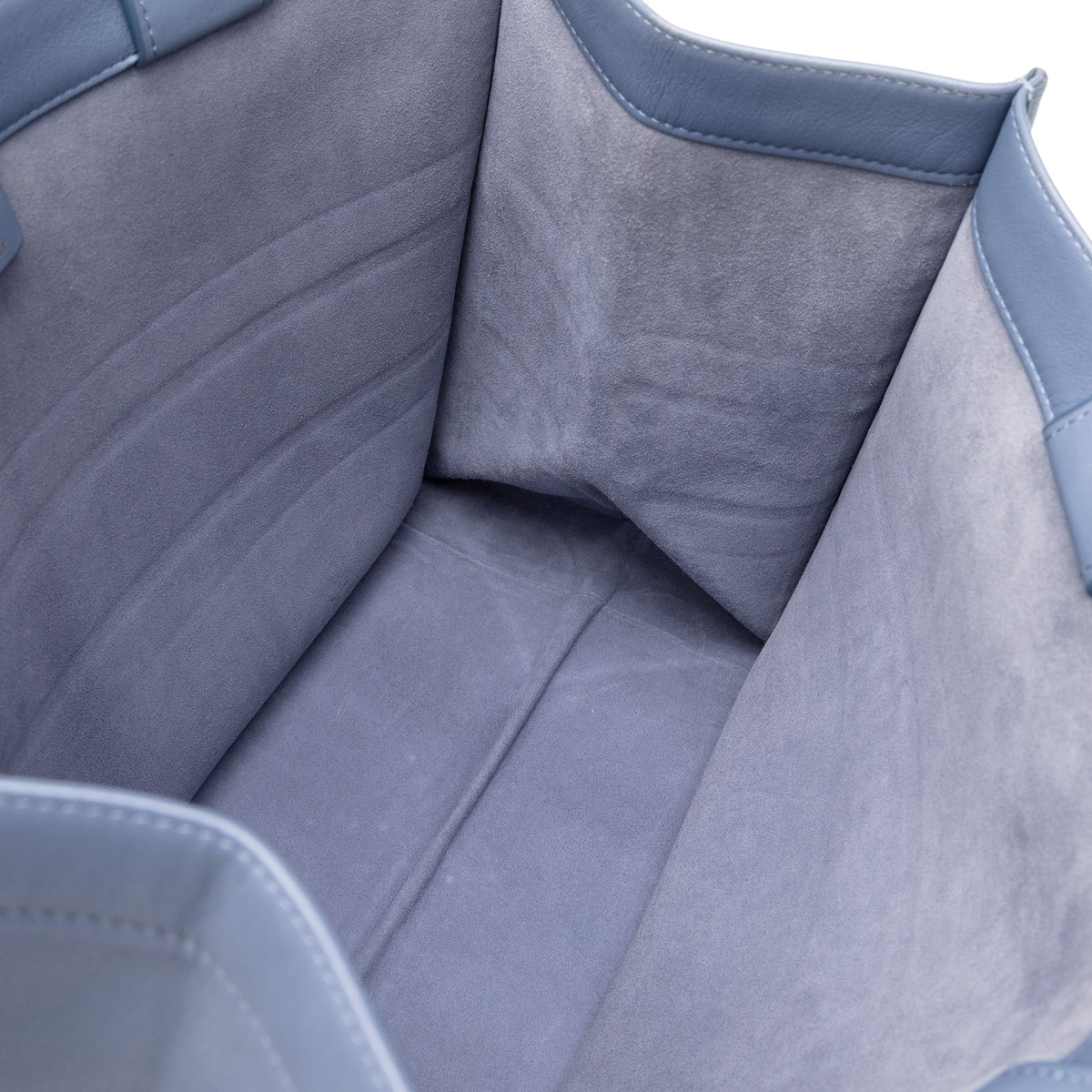 Dior Medium Embossed Leather Book Tote — Blue