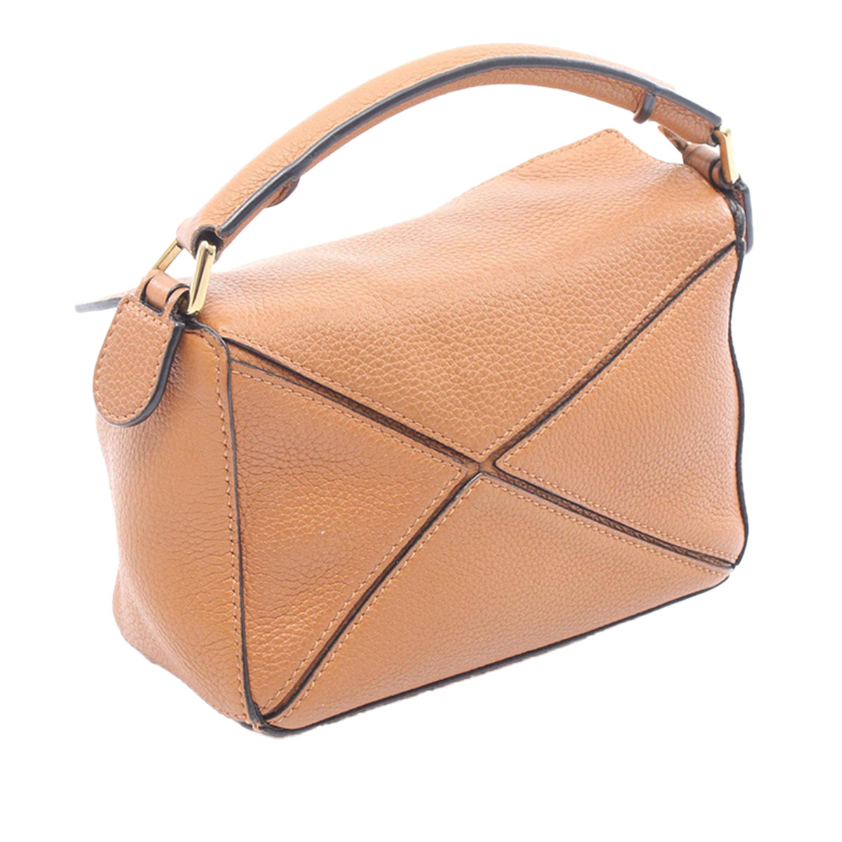 LOEWE Mini Calfskin Puzzle Edge Satchel