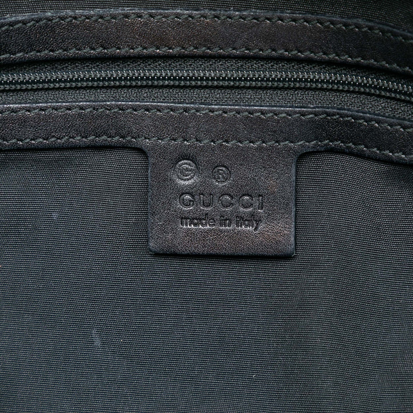 Gucci Guccissima Trimmed Suede Boston Bag