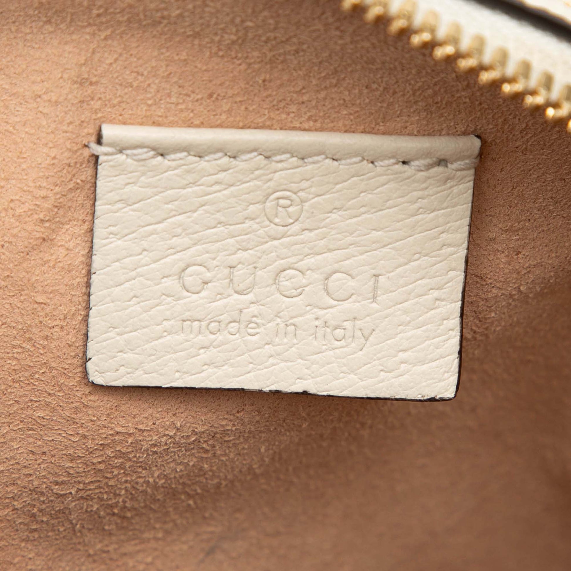 Gucci Mini Leather Ophidia Round Crossbody