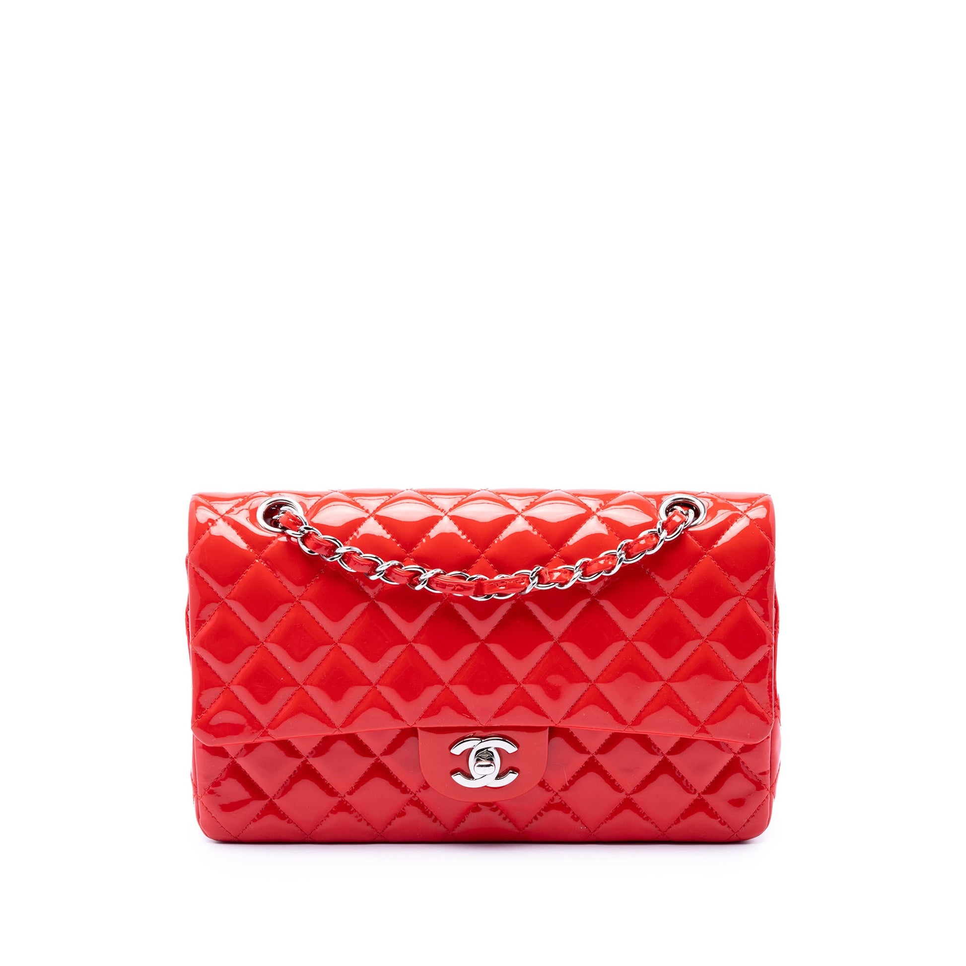 Chanel Medium Classic Patent Double Flap