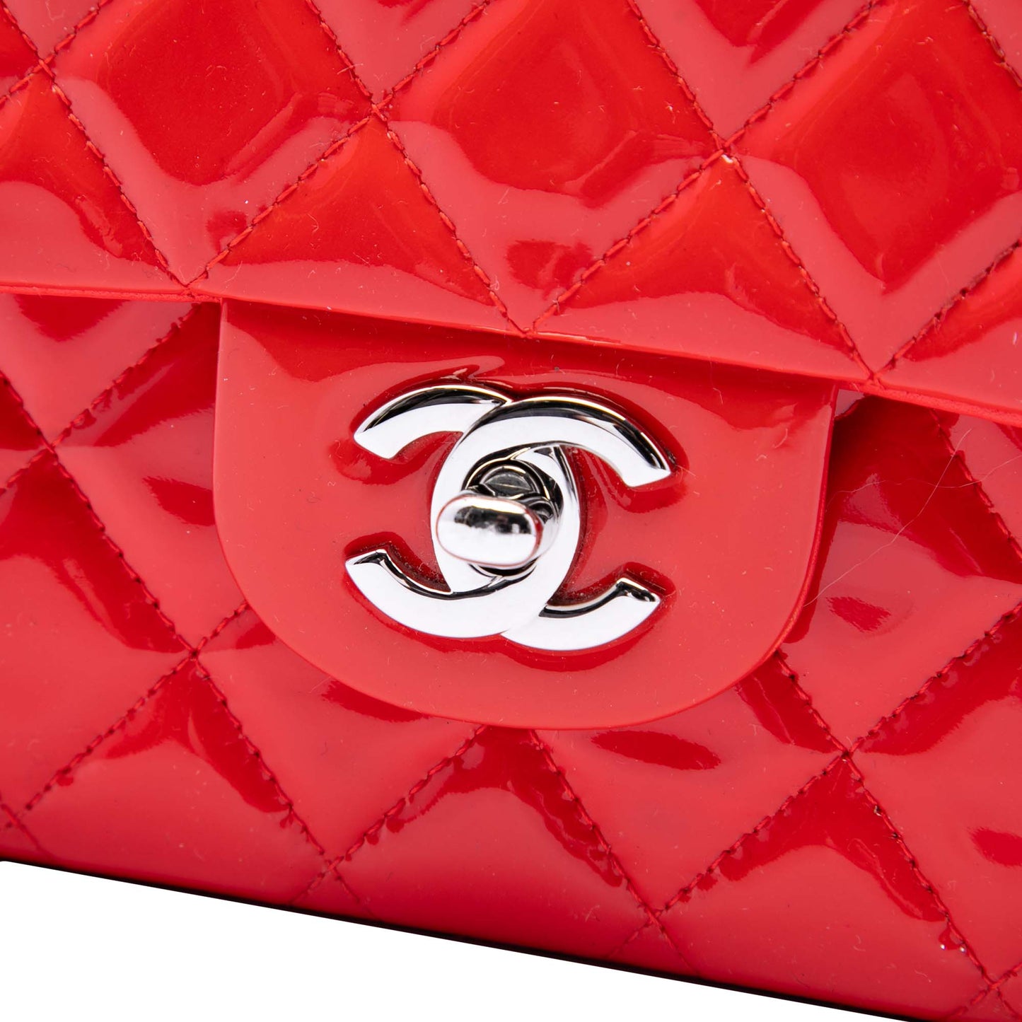 Chanel Medium Classic Patent Double Flap