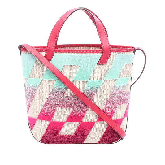 Hermès Toile and Swift Cabas H en Biais 27