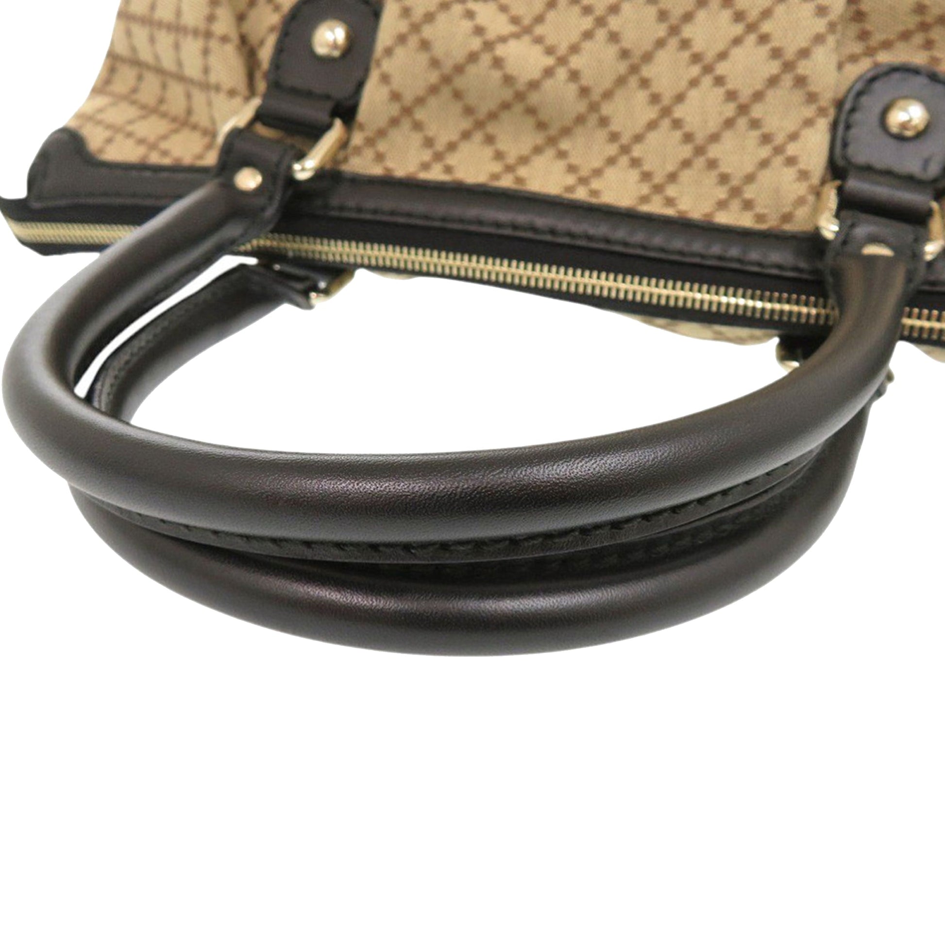Gucci Diamante Canvas Sukey Satchel