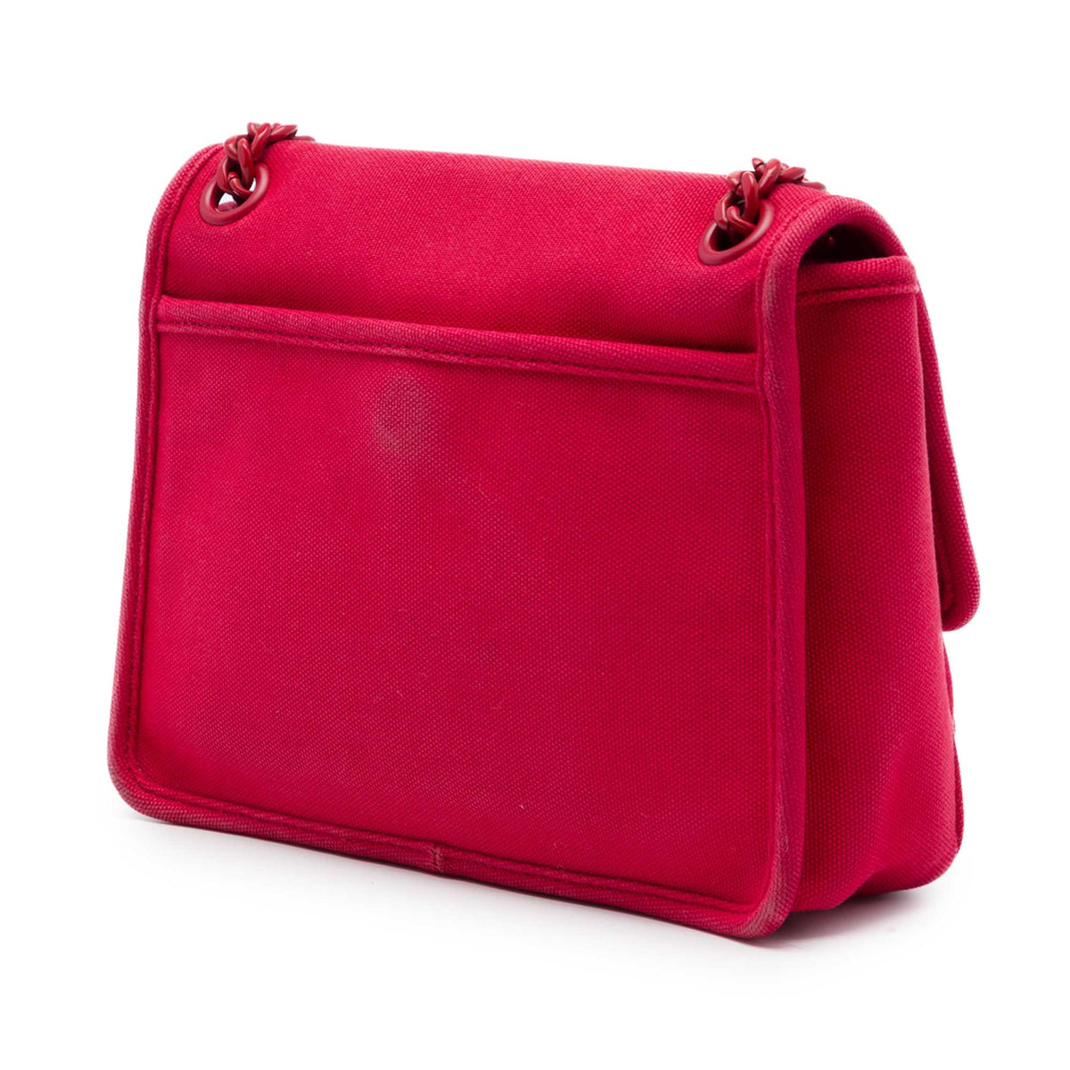 Miu Miu Canvas Canapa Chain Flap Crossbody