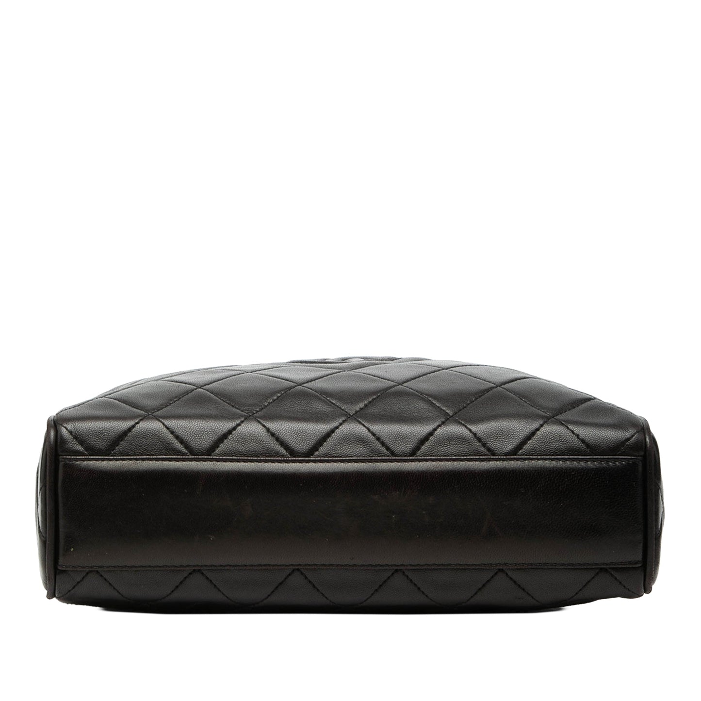 Chanel CC Diamond Quilted Lambskin Tassel Camera Bag
