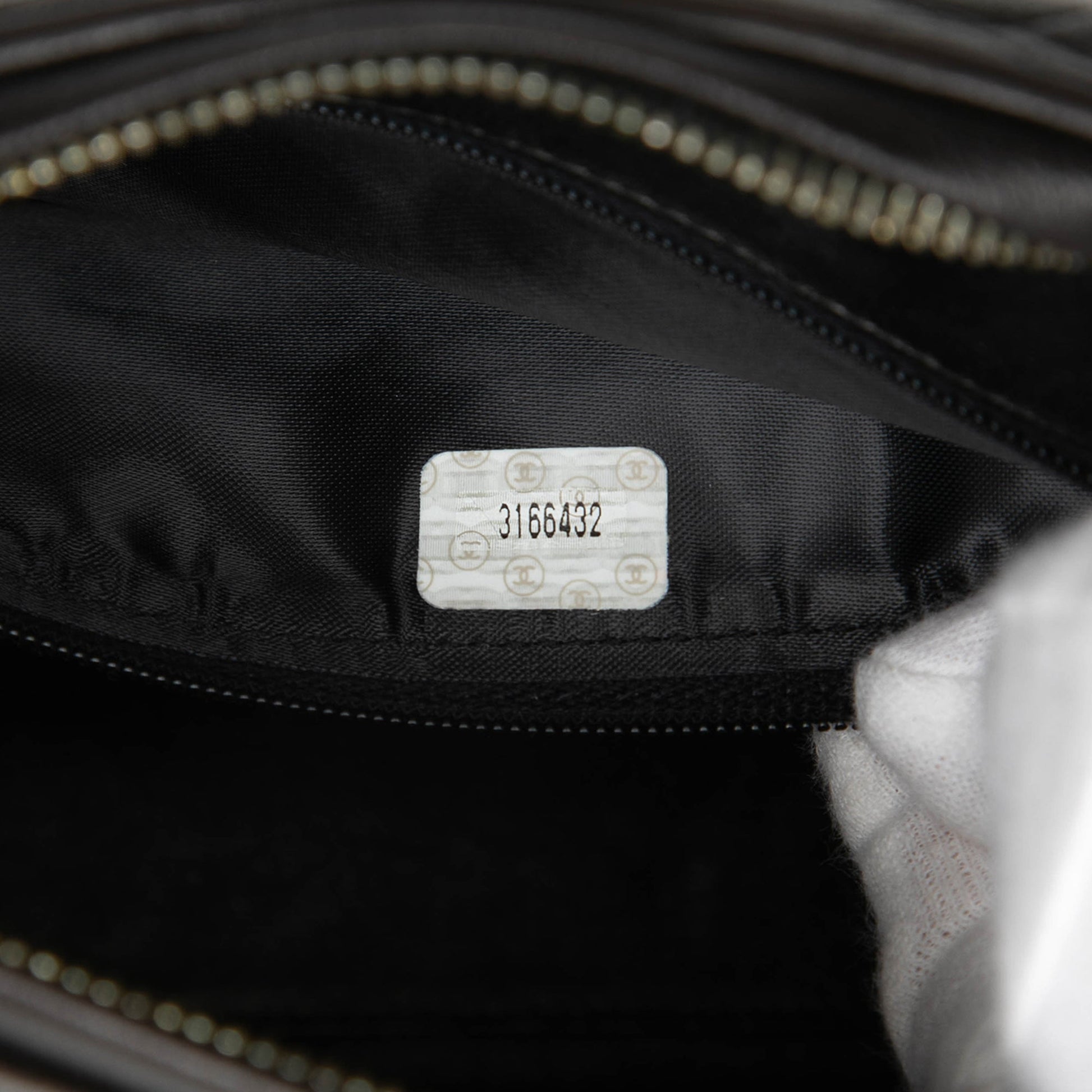 Chanel CC Diamond Quilted Lambskin Tassel Camera Bag