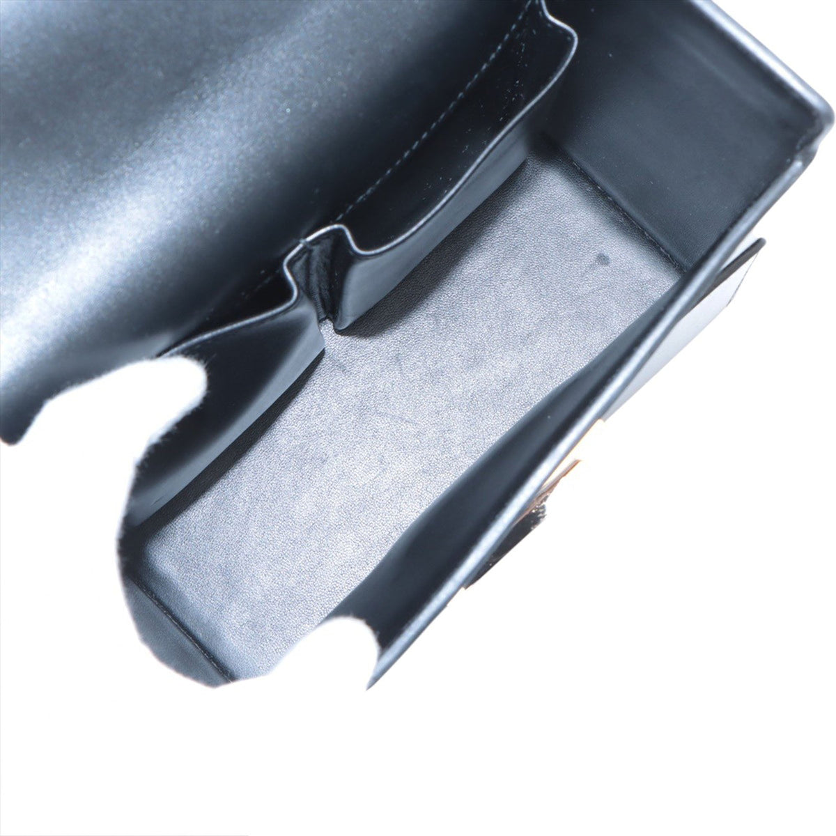 Hermès Tadelakt Cinhetic Top Handle Bag — Black