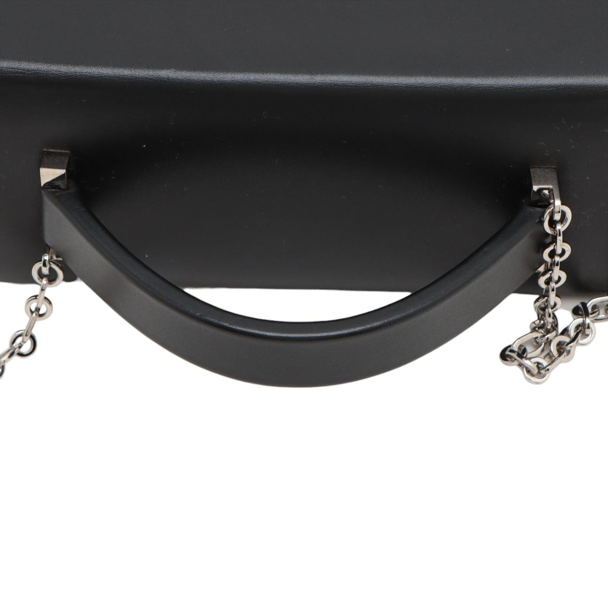 Hermès Tadelakt Cinhetic Top Handle Bag — Black