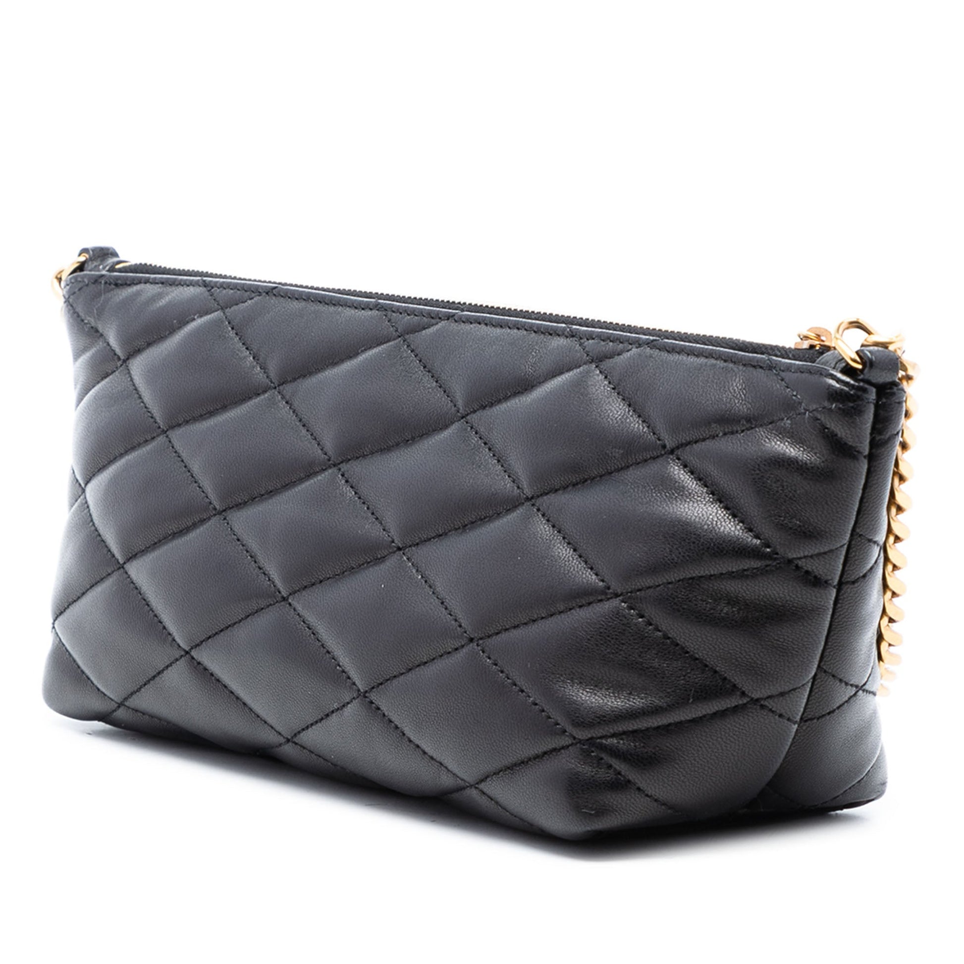 Mini Quilted Lambskin Sade Shoulder Bag