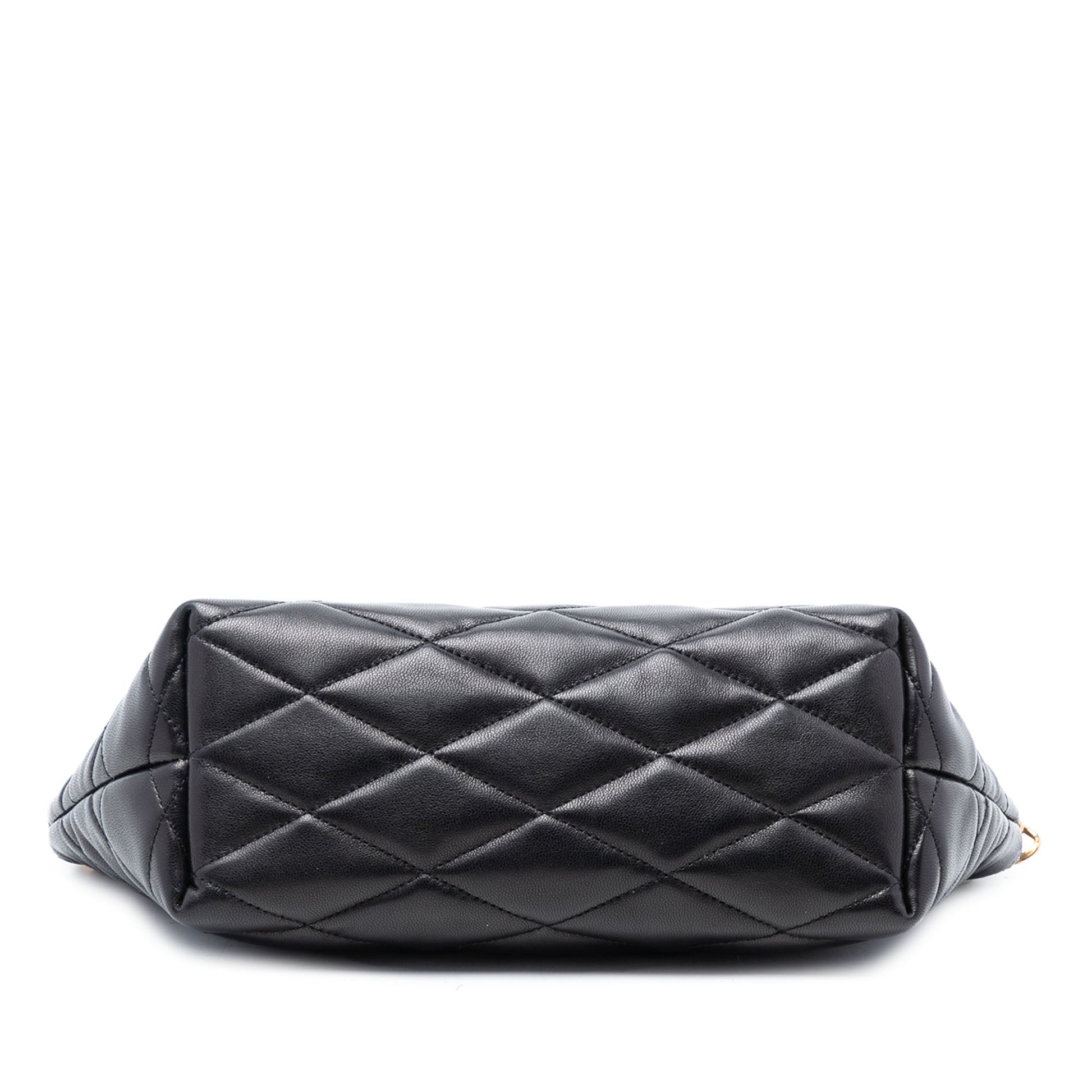 Mini Quilted Lambskin Sade Shoulder Bag