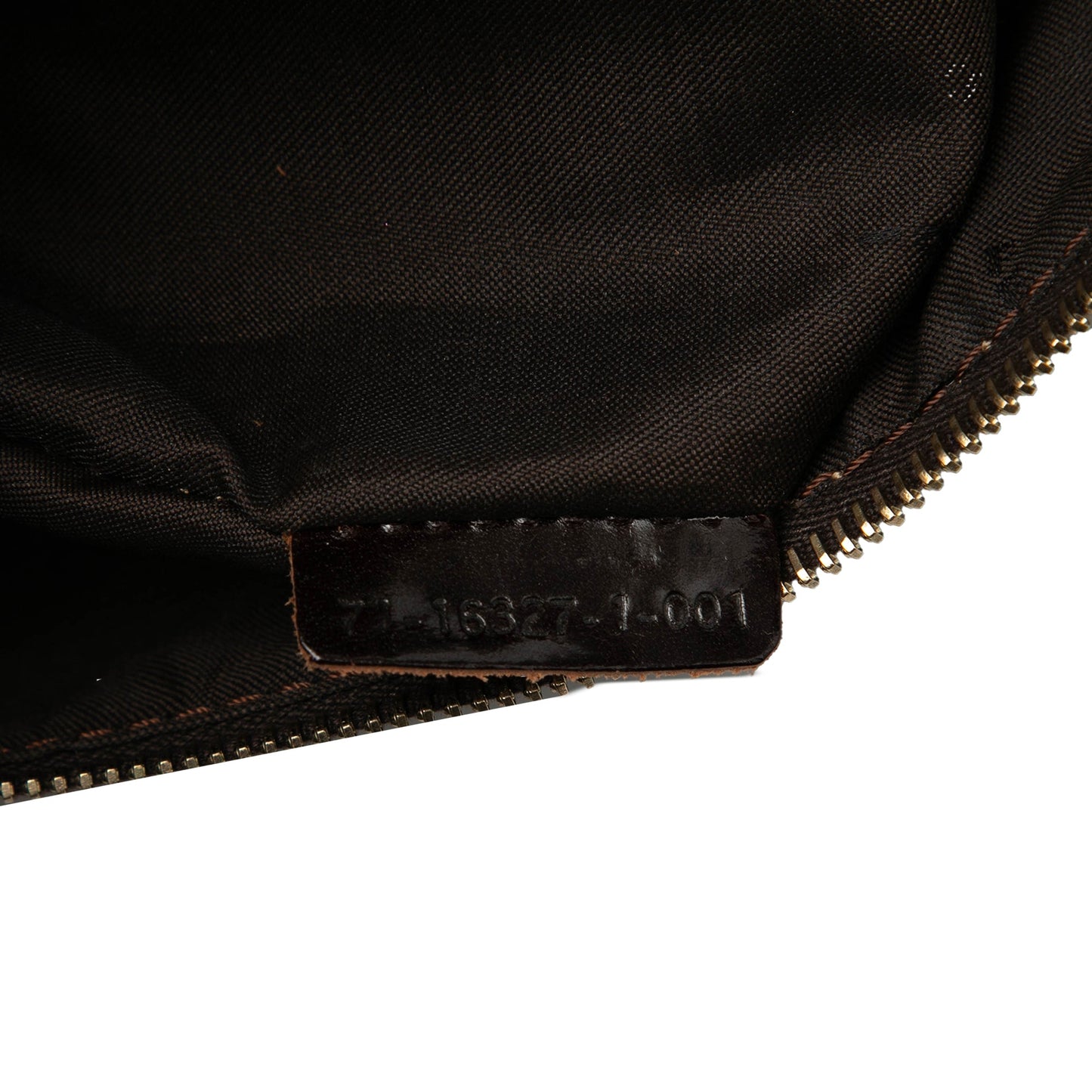 Fendi Zucchino Crystal Boston Bag