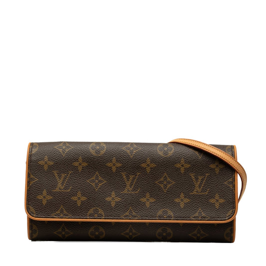 Louis Vuitton Monogram Pochette Twin GM — Brown