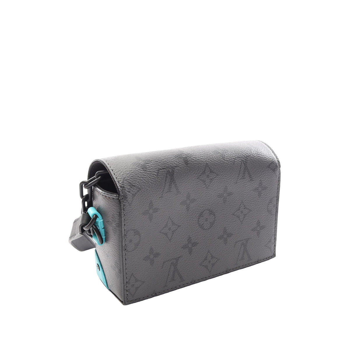 Louis Vuitton Monogram Eclipse Reverse Steamer Wearable Wallet — Gray
