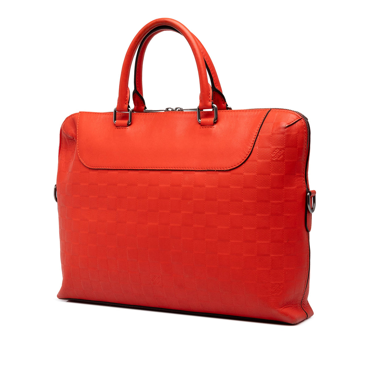 Louis Vuitton Damier Infini Porte Documents Jour — Orange