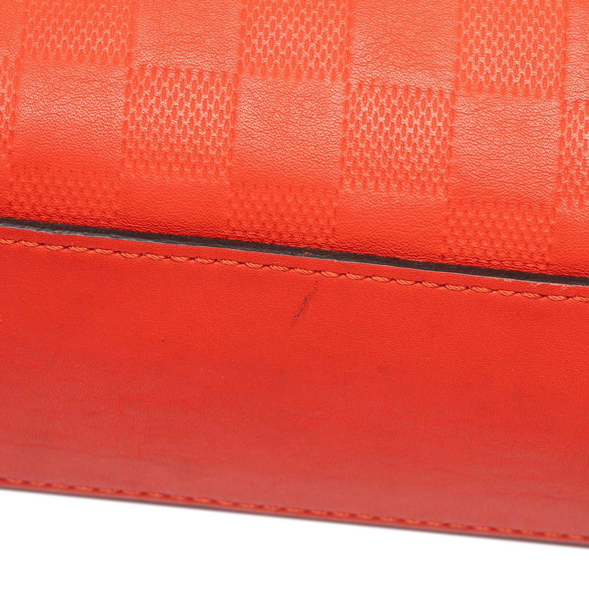Louis Vuitton Damier Infini Porte Documents Jour — Orange
