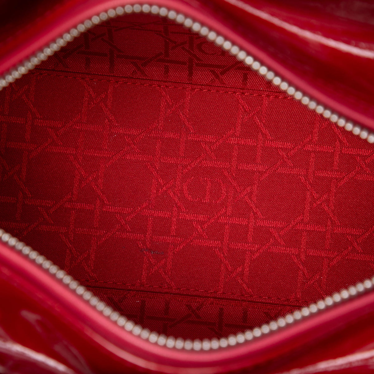 Dior Medium Patent Cannage Lady Dior