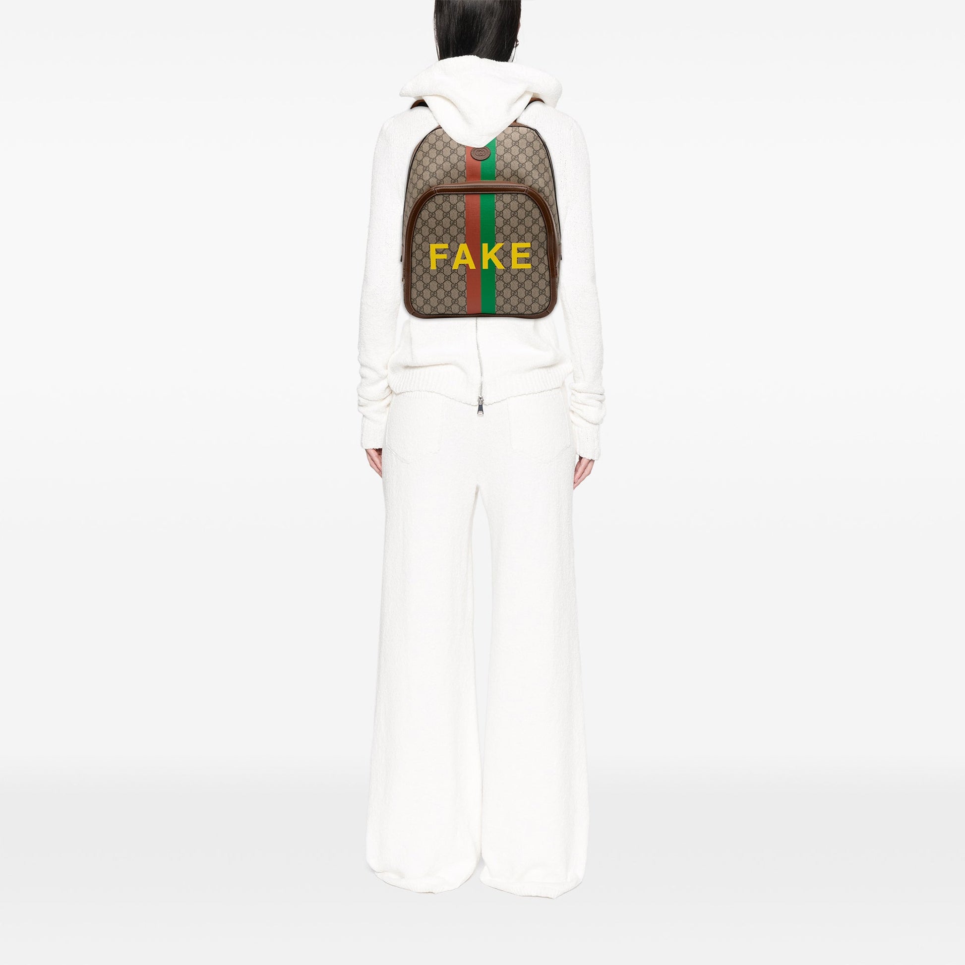 Medium GG Supreme Fake Not Backpack