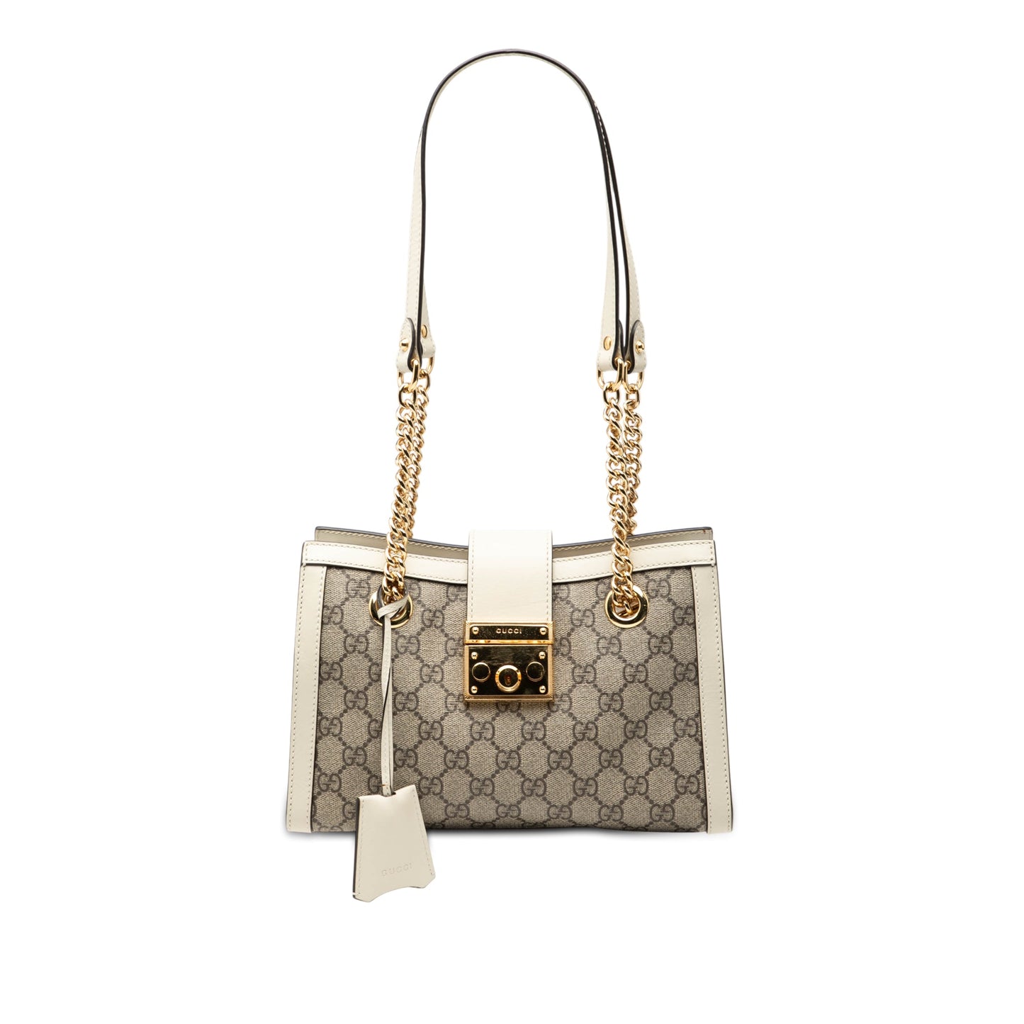 Gucci Small GG Supreme Padlock Tote