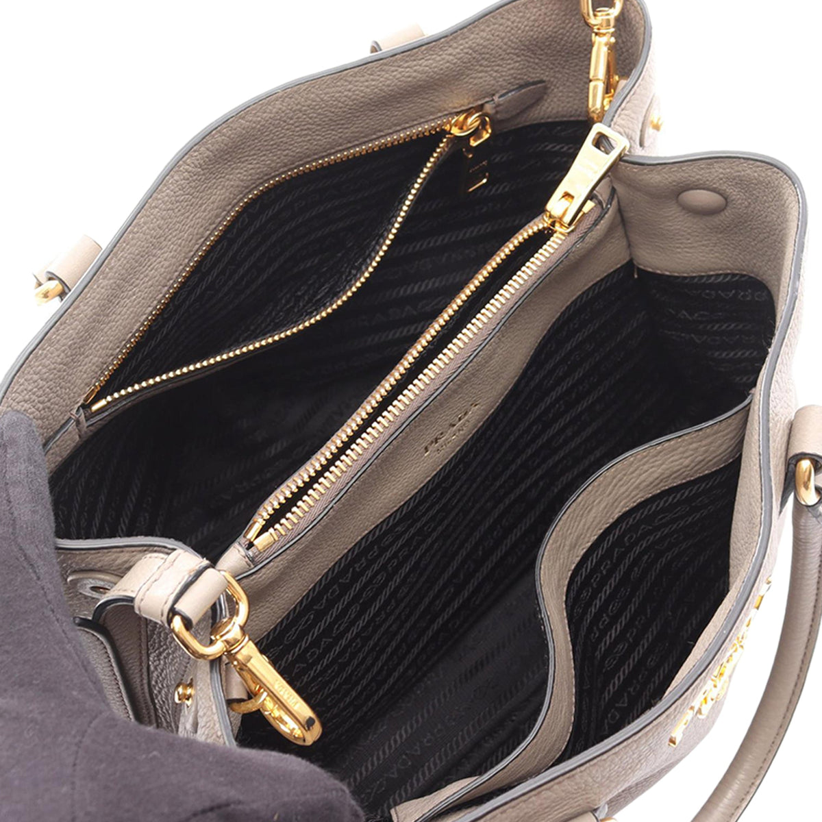 Prada Vitello Daino Satchel