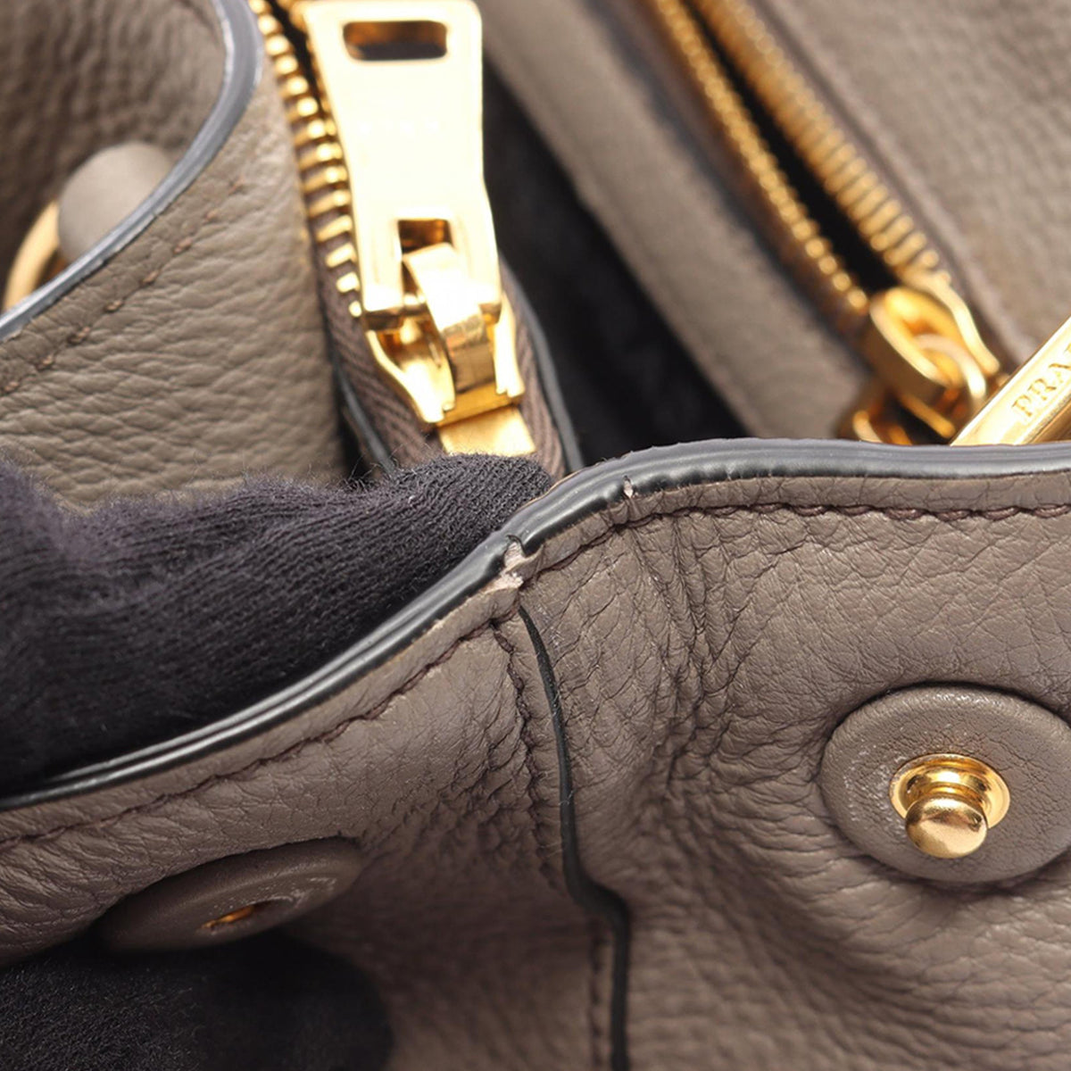 Prada Vitello Daino Satchel