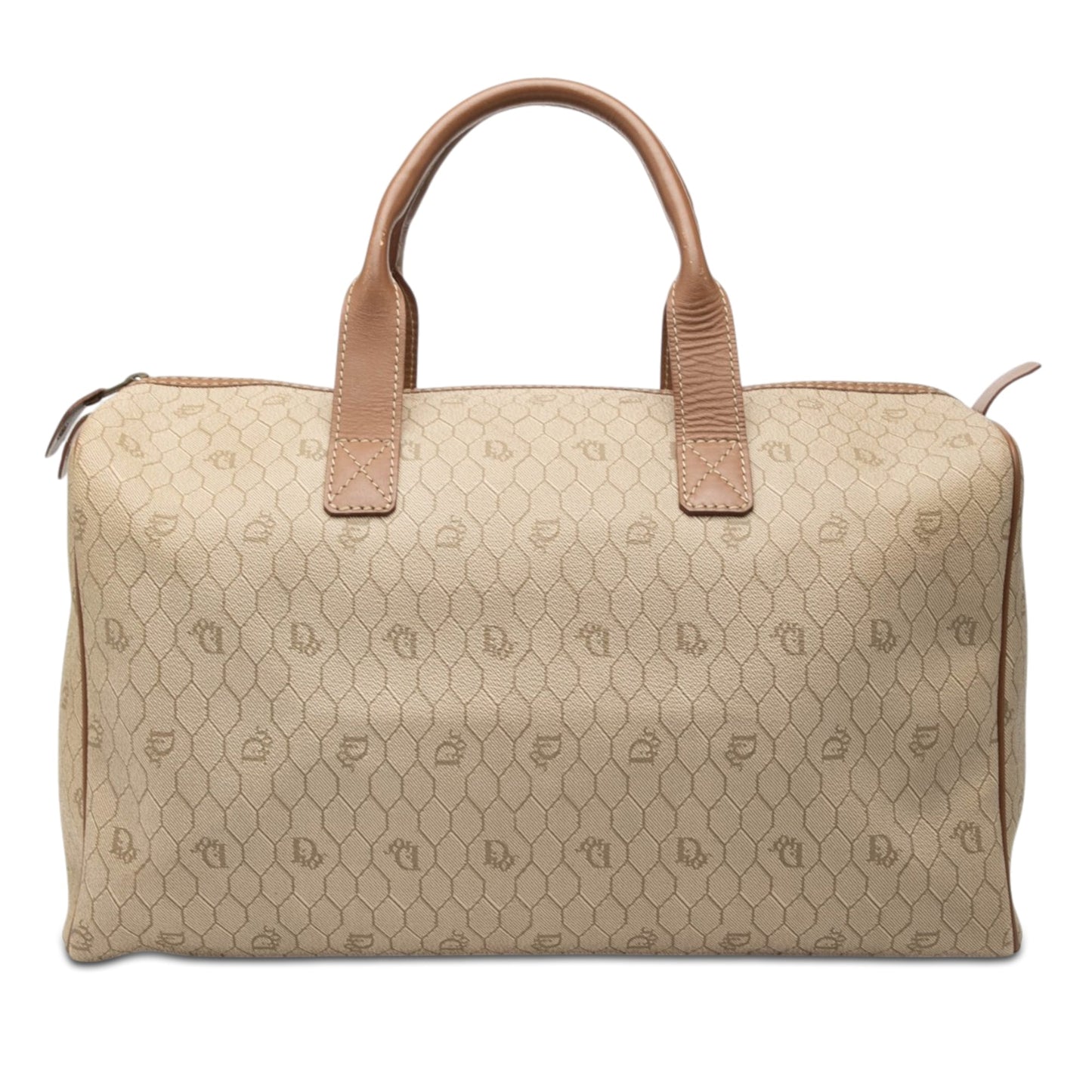 Dior Honeycomb Coated Canvas Boston Bag