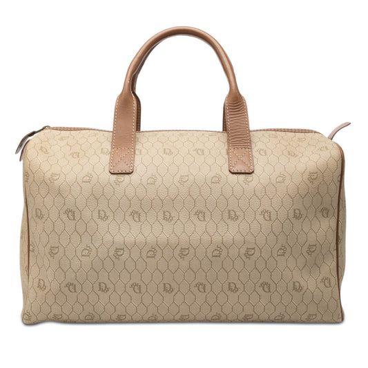 Dior Honeycomb Coated Canvas Boston Bag