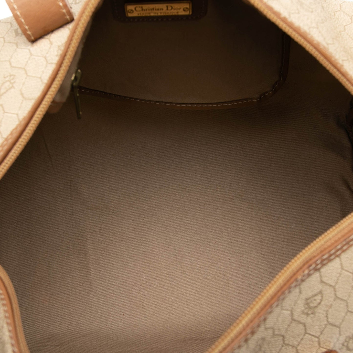 Dior Honeycomb Coated Canvas Boston Bag