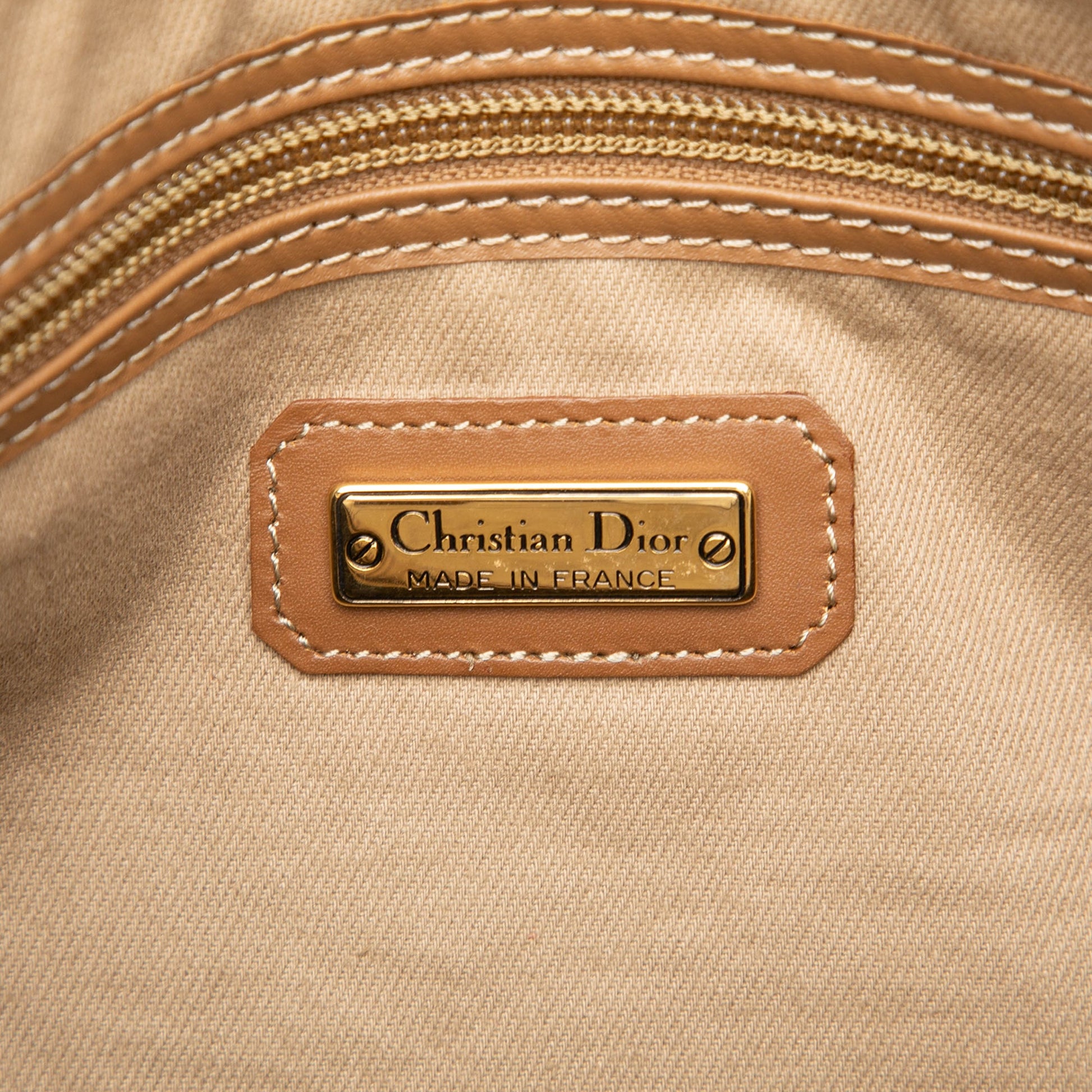 Dior Honeycomb Coated Canvas Boston Bag