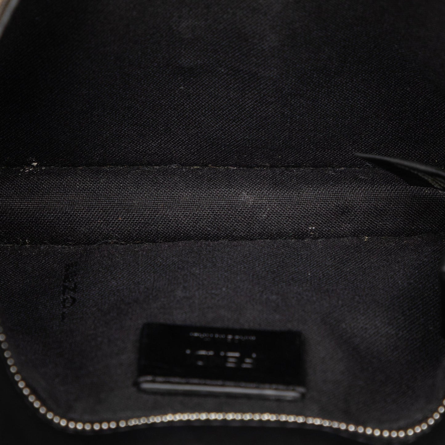 Fendi Zucca Canvas Convertible Baguette Pouch