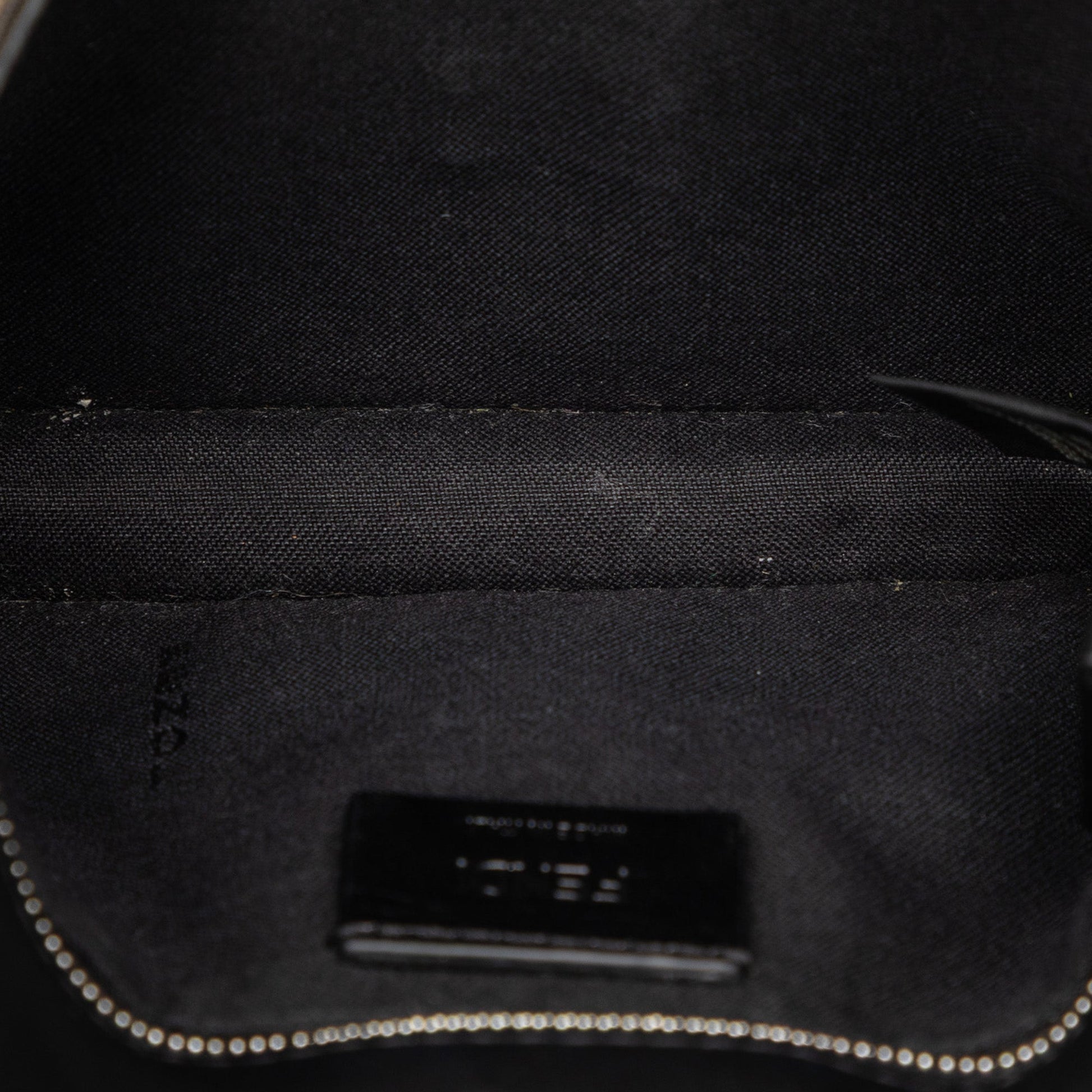 Fendi Zucca Canvas Convertible Baguette Pouch