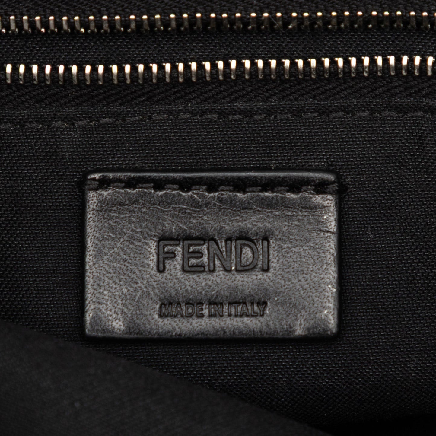Fendi Zucca Canvas Convertible Baguette Pouch