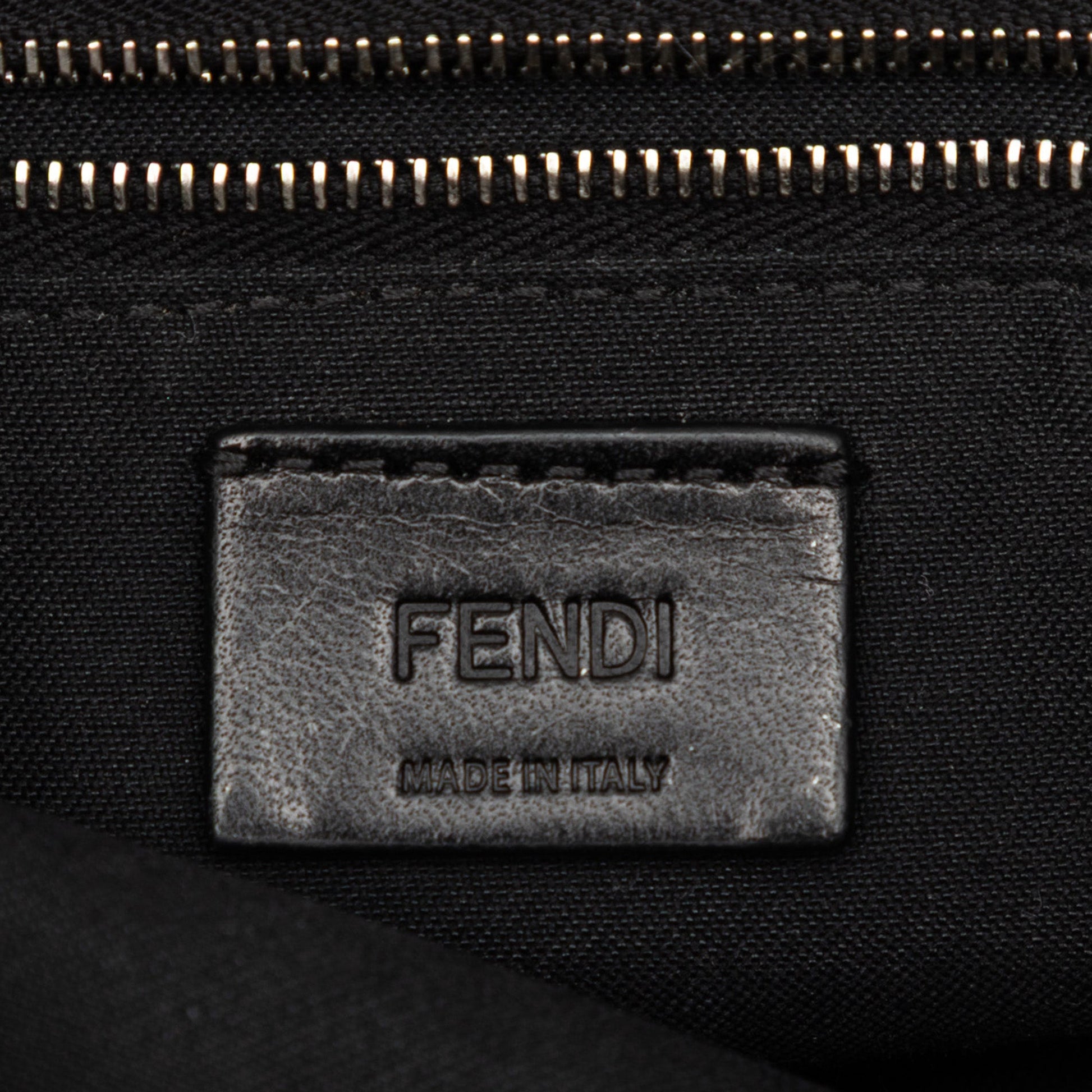 Fendi Zucca Canvas Convertible Baguette Pouch