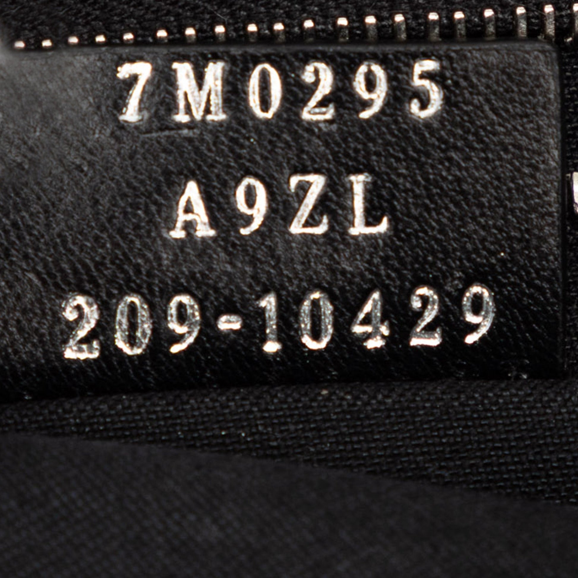 Fendi Zucca Canvas Convertible Baguette Pouch